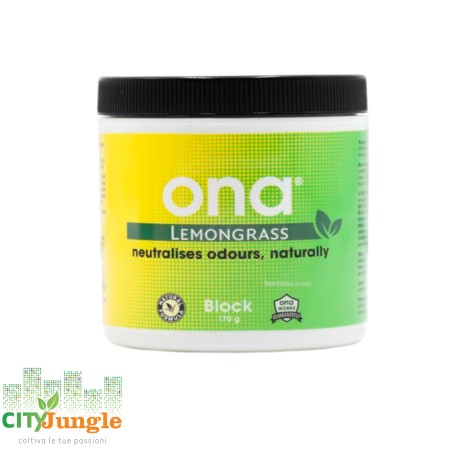 ONA Block - Elimina odori Lemongrass 170g